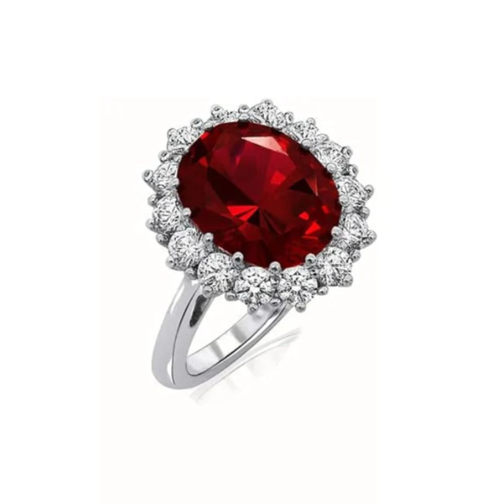 Scarlet Crown Ruby Ring