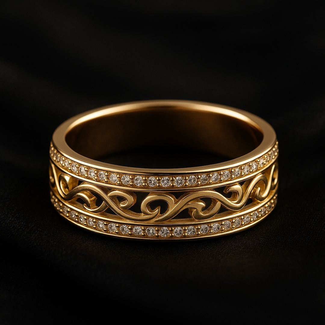 Vintage Handmade Gold Ring